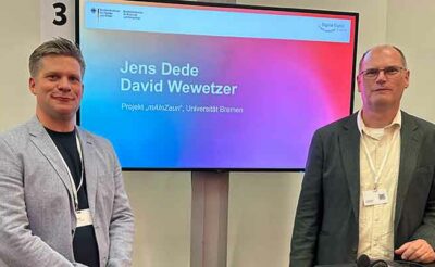 Jens Dede und David Wewetzer beim Digiatl Gipfel